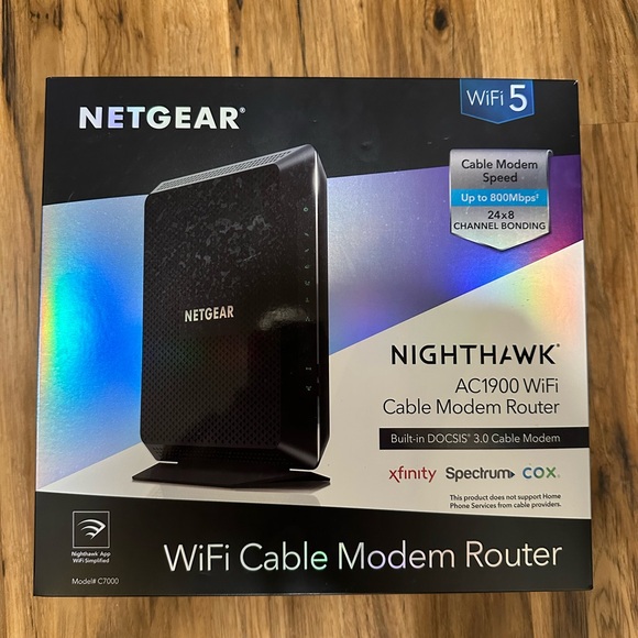 Netgear WiFi cable modem router